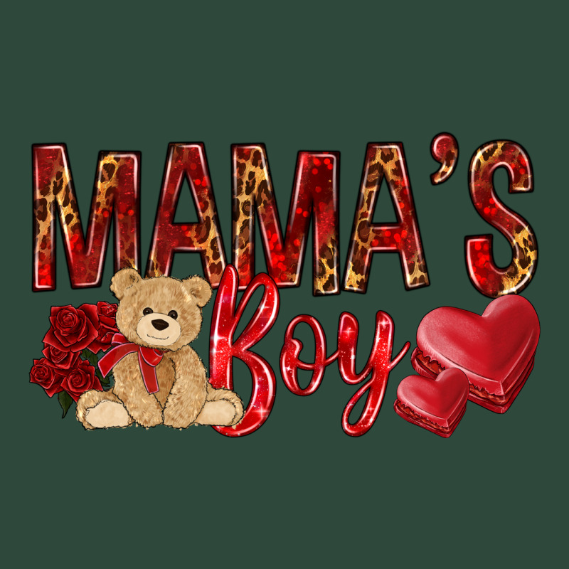 Mamas Boy With Leopard Zipper Hoodie by NancyCooperArtShop | Teevron