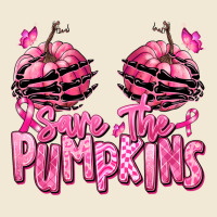 Save The Pumpkins Breast Cancer Ladies Tee | Teevron
