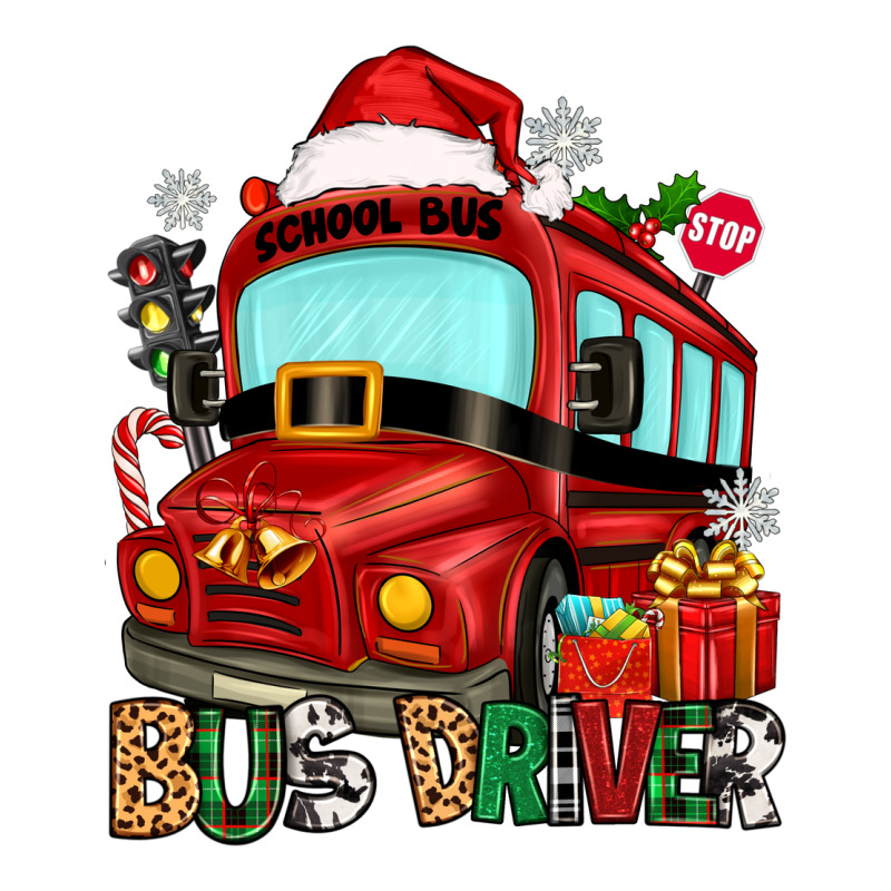 Christmas Bus Driver Ladies Tee by Zillion Design Studio | Teevron