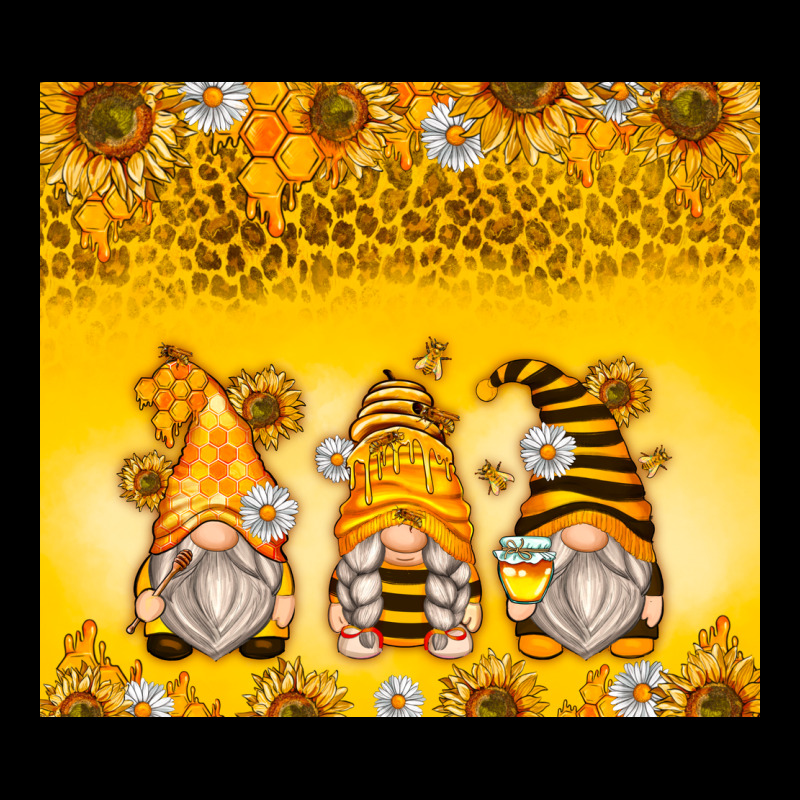 Bumble Bee Gnomes Heavy Core Tee by Zillion Design Studio | Teevron
