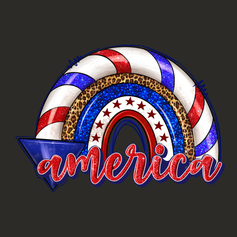 America Rainbow Heavy Core Tee by texasbilliewilder | Teevron