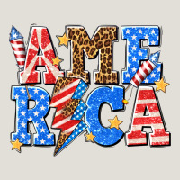 America With Lightning Bolt Heavy Core Tee | Teevron