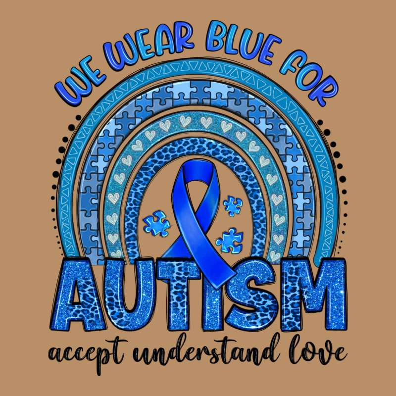 We Wear Blue For Autism Accept Understand Love Vintage Hoodie by Artiststas | Teevron