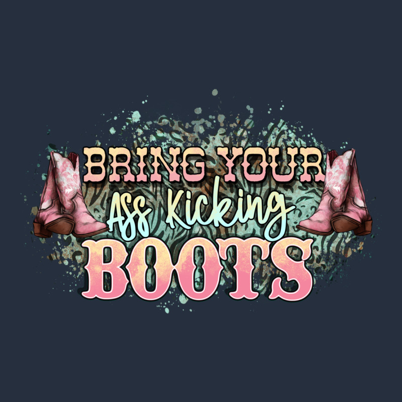 Bring Your Ass Kicking Boots Zipper Hoodie by NancyCooperArtShop | Teevron