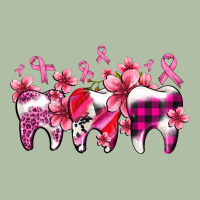 Cancer Ribbon With Teeth Urban Heavy Tee | Teevron