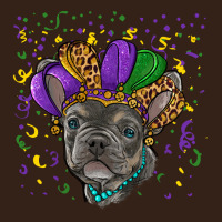 Mardi Gras French Bulldog Heavy Core Tee | Teevron