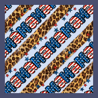 American Mama Leopard Seamless Pattern Vintage Tee | Teevron