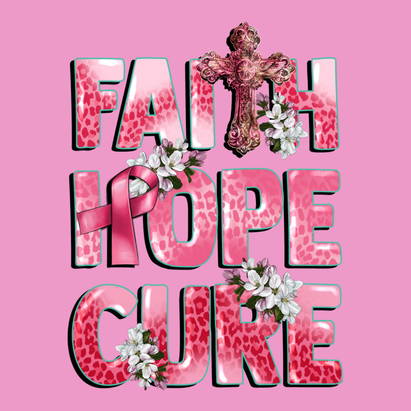 Faith Hope Cure Breast Cancer Urban Hoodie by CowGirlArtShop | Teevron