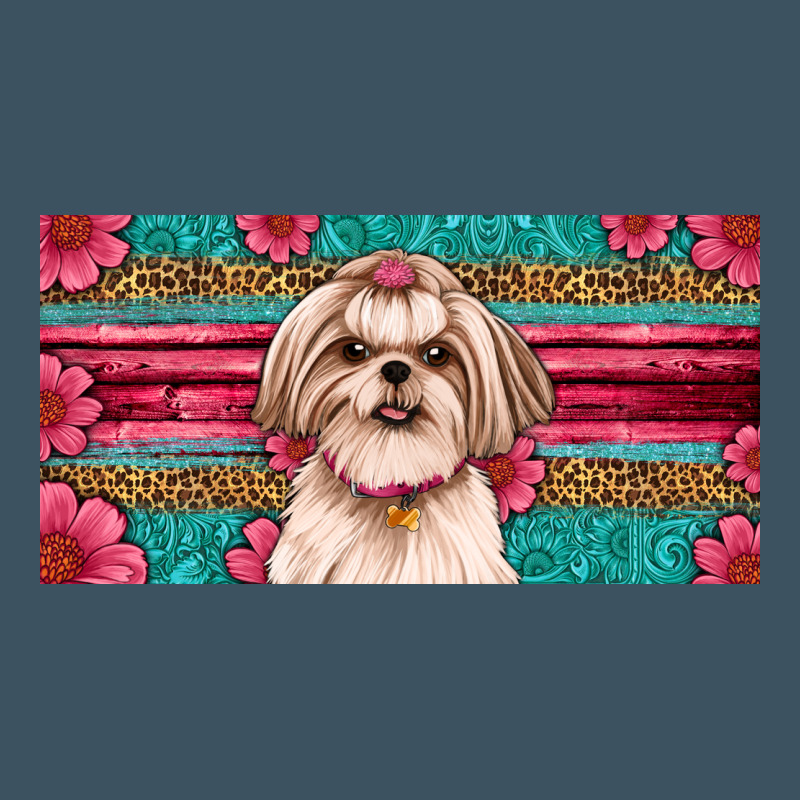Shih Tzu License Plate Urban Heavy Tee by Artiststas | Teevron