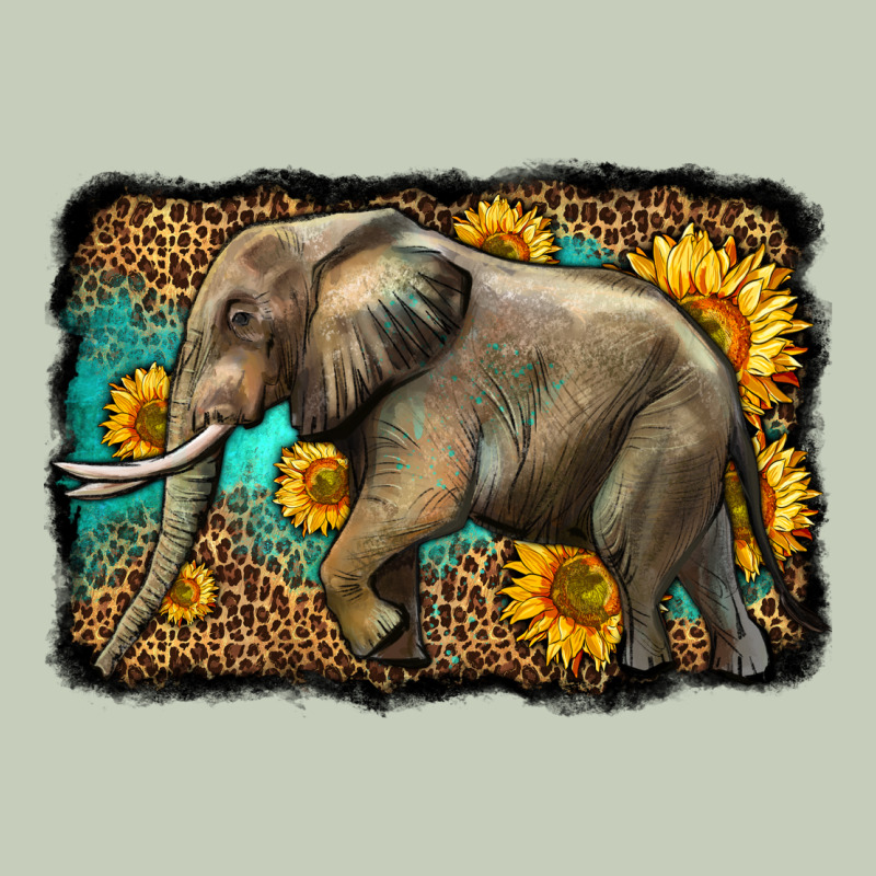 Western Sunflowers Elephant Classic Tee by LillyAllenDesigns | Teevron