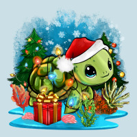 Christmas Turtle Ladies Tee | Teevron