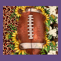 Football Leopard Cowhide Sunflower Vintage Hoodie | Teevron