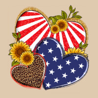 America Heart And Sunflower Heavyweight Sweatshirt | Teevron
