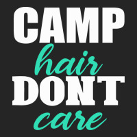 Camp Hair Don't Care Black Premium Hoodie | Teevron