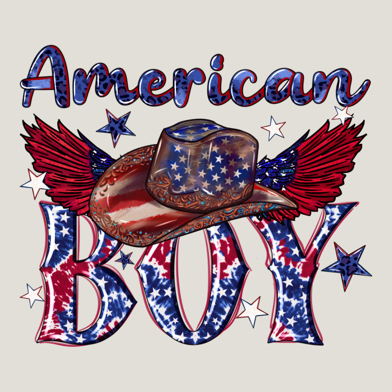 American Boy With Cowboy Heavy Core Tee by texasbilliewilder | Teevron