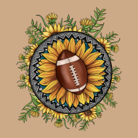 Football Gemstone Sunflower Vintage Hoodie | Teevron