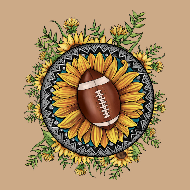 Football Gemstone Sunflower Vintage Hoodie by JahusDesignShop | Teevron