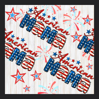 American Mama Seamless Pattern Vintage Tee | Teevron