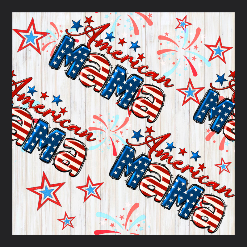 American Mama Seamless Pattern Vintage Tee by BundleAndBundleShop | Teevron