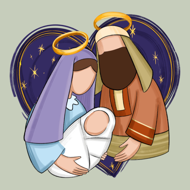 Holy Night Jesus Birth Ladies Tee by Zillion Design Studio | Teevron