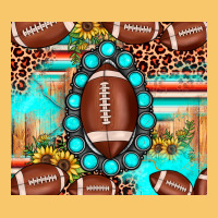 Football Leopard Turquoise Gemstone Sunflower Vintage Hoodie | Teevron