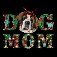 Christmas St. Bernard Dog Mom Premium Tee | Teevron