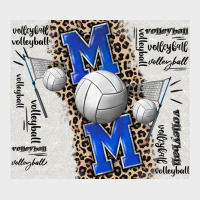Volleyball Mom Blue Mother's Day Urban Hoodie | Teevron