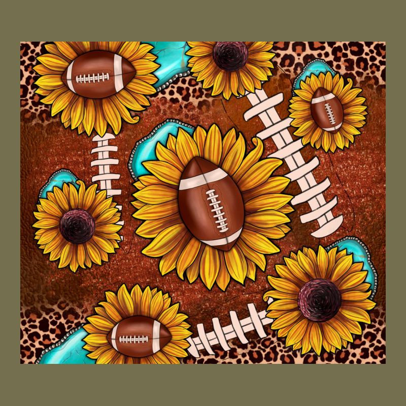 Football Leopard Sunflower Vintage Hoodie by JahusDesignShop | Teevron