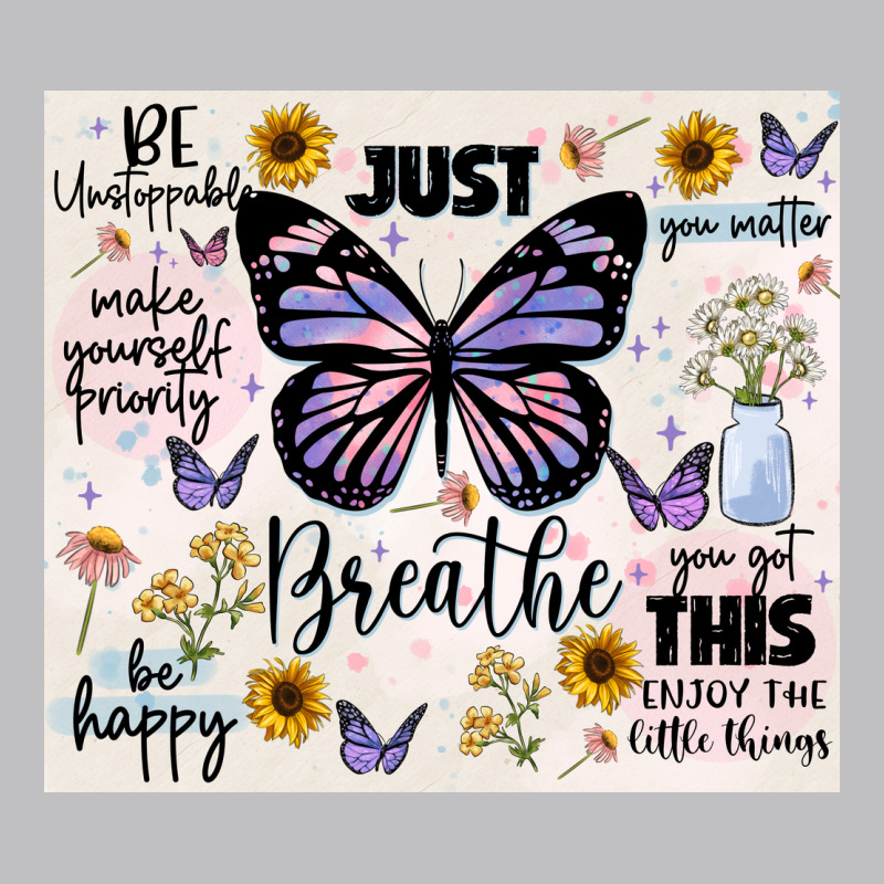 Just Breathe Long Sleeve Tee by JahusDesignShop | Teevron