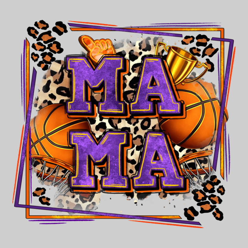 Basketball Mama With Leopard Premium Tee by Zillion Design Studio | Teevron