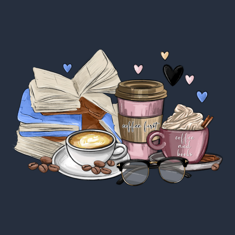 Coffee And Books Zipper Hoodie by MaliasSmallBusiness | Teevron