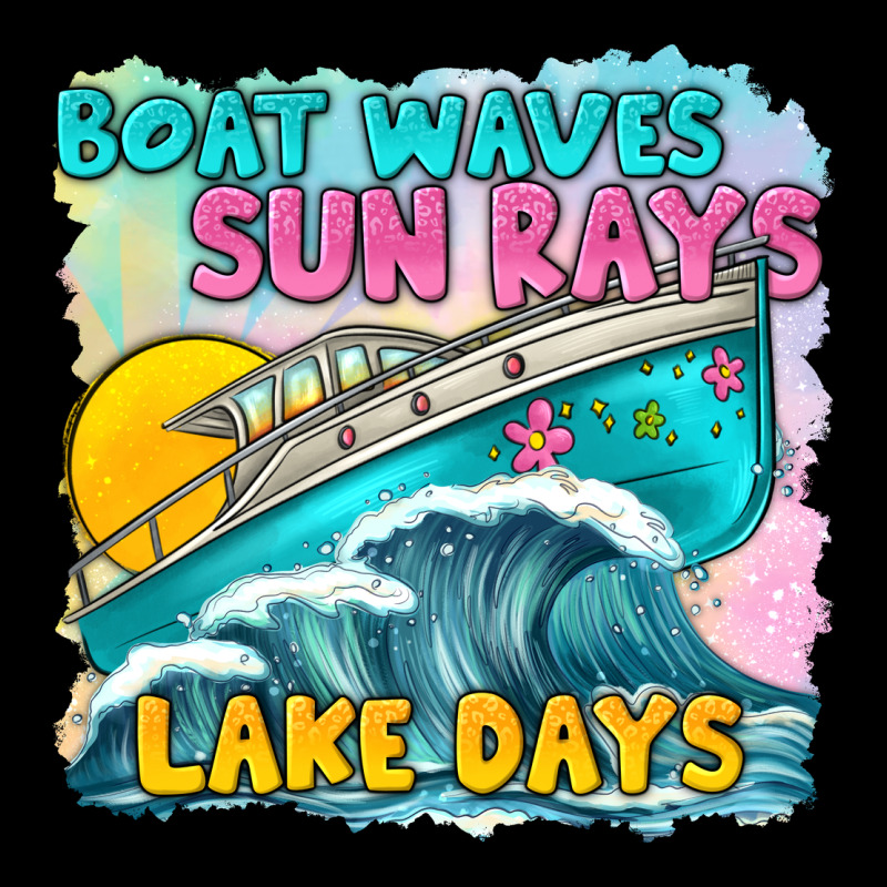 Boat Waves Sun Rays Lake Days Premium Tee by texasbilliewilder | Teevron