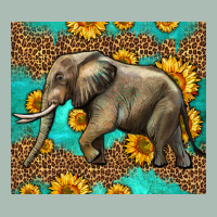 Western Sunflowers Elephant Classic Tee | Teevron