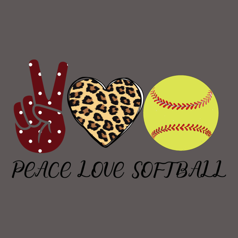 Peace Love Softball Premium Hoodie by Bettercallsaul | Teevron