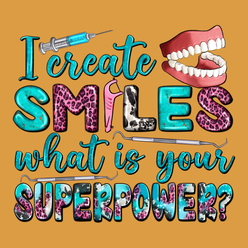 I Create Smile What Is Your Superpower Urban Heavy Tee by AdoDesignShop | Teevron