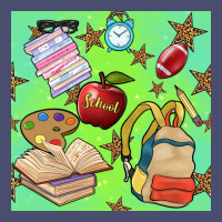 School Seamless Pattern Vintage Tee | Teevron