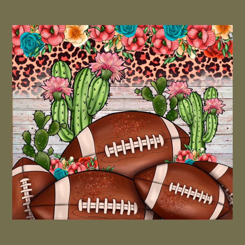 Football Leopard Cactus Vintage Hoodie by JahusDesignShop | Teevron
