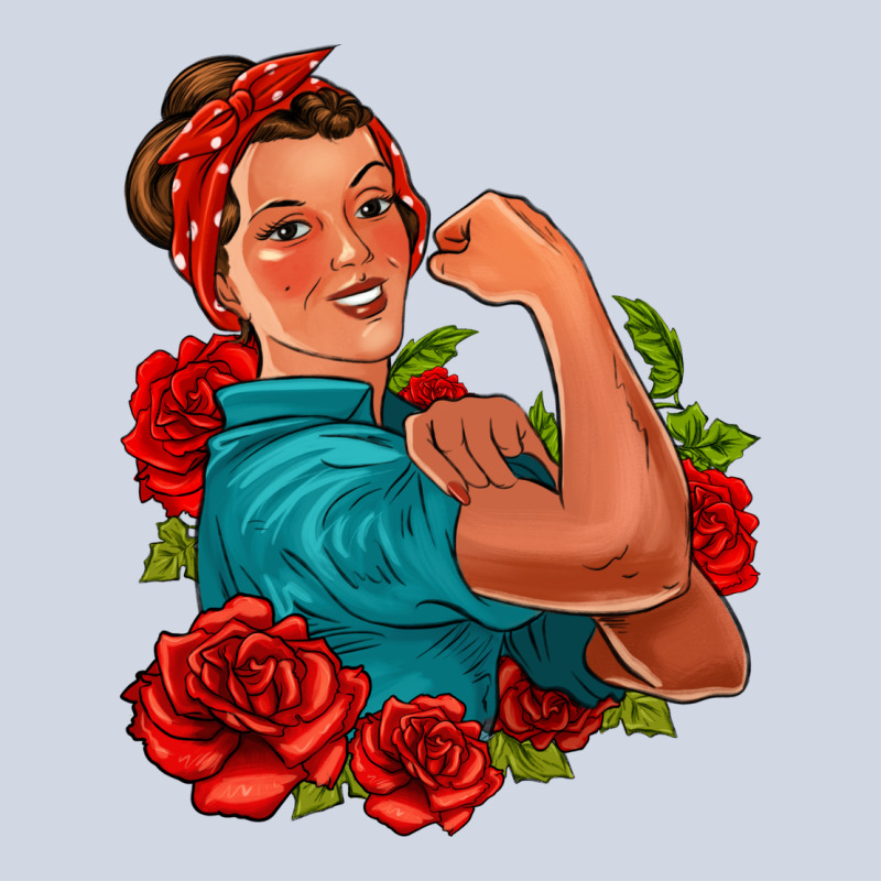 Hispanic Strong Woman With Roses Premium Sweatshirt by Jasminsmagicworld | Teevron