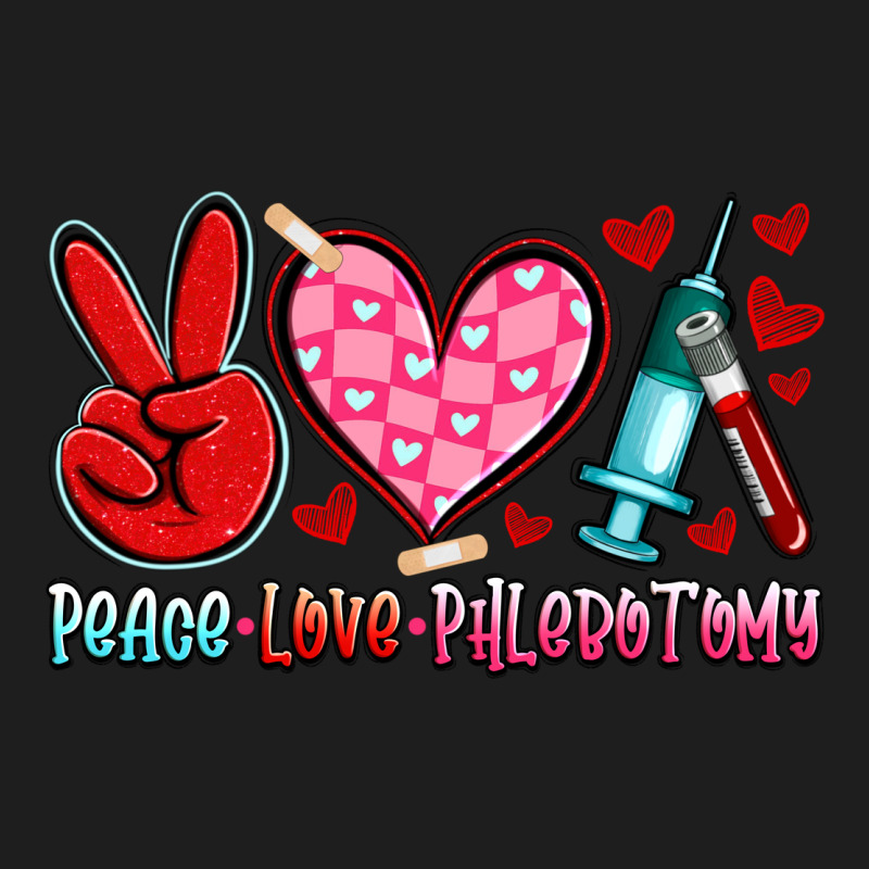 Peace Love Phlebotomy Heavyweight Hoodie by Artiststas | Teevron