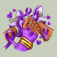 Domestic Violence Afro Girl Sneakers Ladies Tee | Teevron