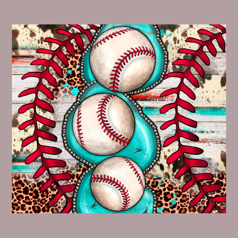 Baseball Leopard Cowhide Turquoise Vintage Hoodie by JahusDesignShop | Teevron