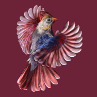 Flying Northern Cardinal Bird Long Sleeve Tee | Teevron