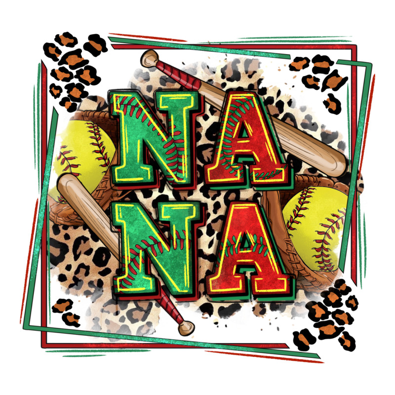 Softball Nana With Leopard Premium Tee by Zillion Design Studio | Teevron