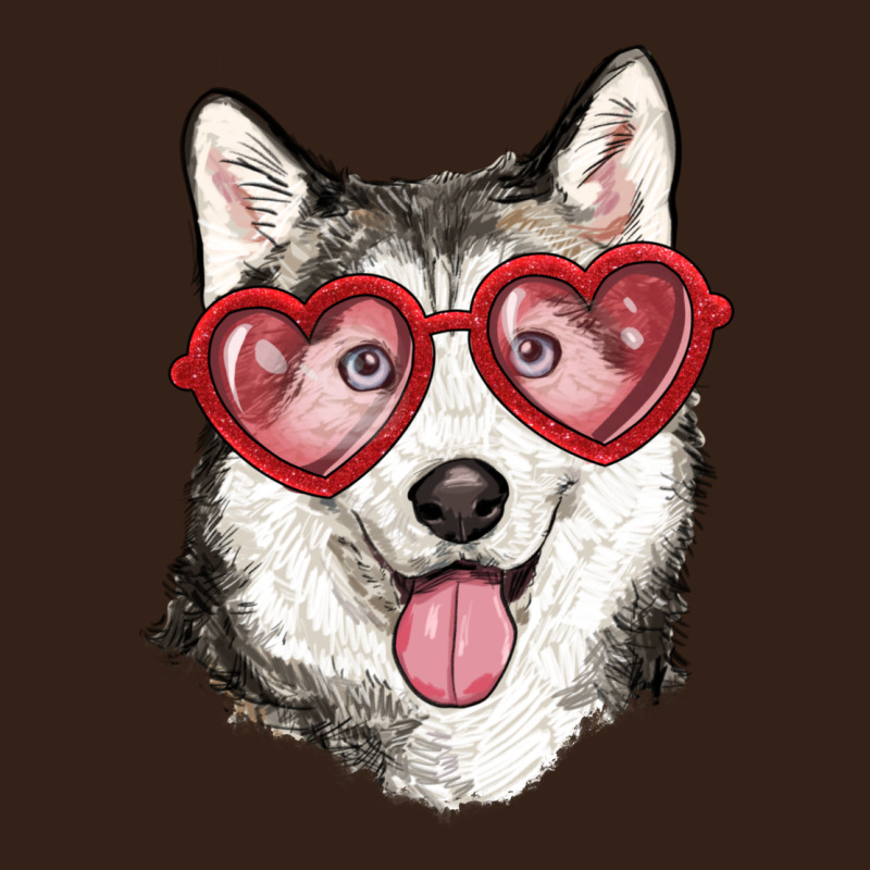 Husky With Love Glasses Heavy Core Tee by RanaPortraitStore | Teevron