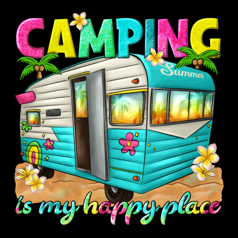 Camping Is My Happy Place Premium Tee by texasbilliewilder | Teevron