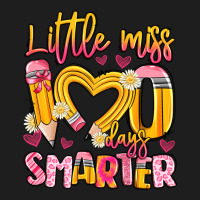 Little Miss 100 Days Smarter Heavyweight Hoodie | Teevron