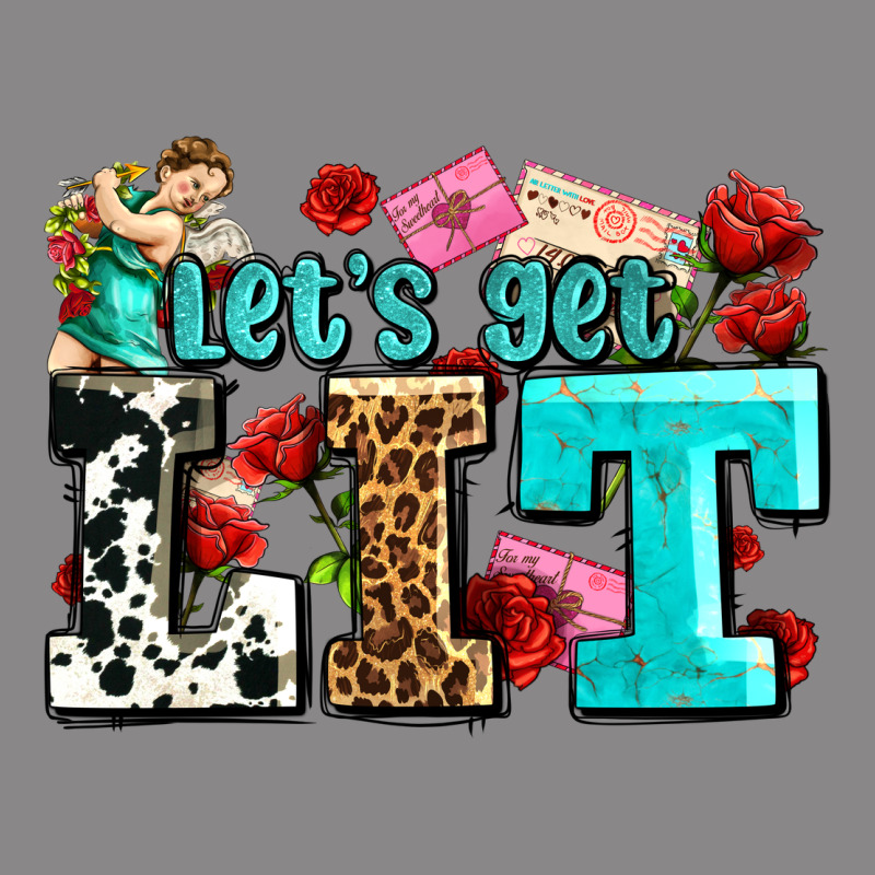 Valentines Day Lets Get Lit Vintage Tee by AdoDesignShop | Teevron