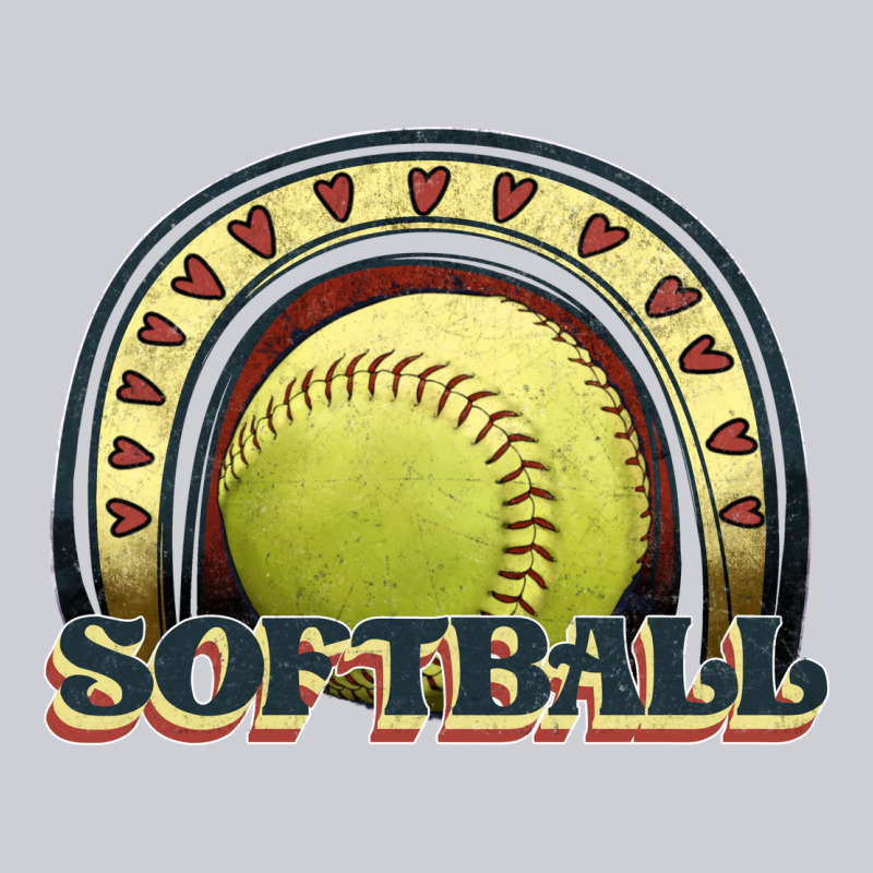 Softball Rainbow Heavyweight Sweatshirt by JahusDesignShop | Teevron