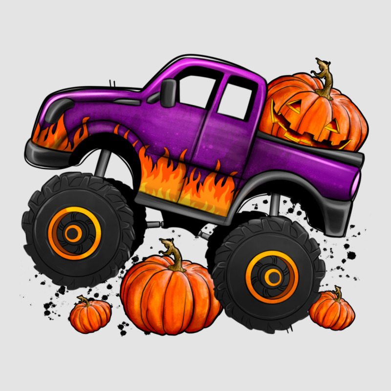 Halloween Jack O Lantern Monster Truck Premium Sweatshirt by Jasminsmagicworld | Teevron