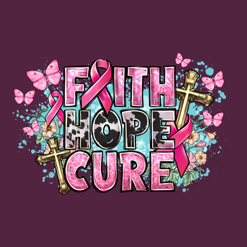 Faith Hope Cure Cancer Awareness Urban Hoodie by HowdyJamesFarm | Teevron